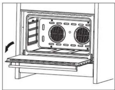 Euromaid EGE9TS - Cleaning the oven door - 1