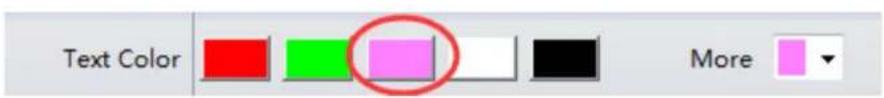 Text Color More