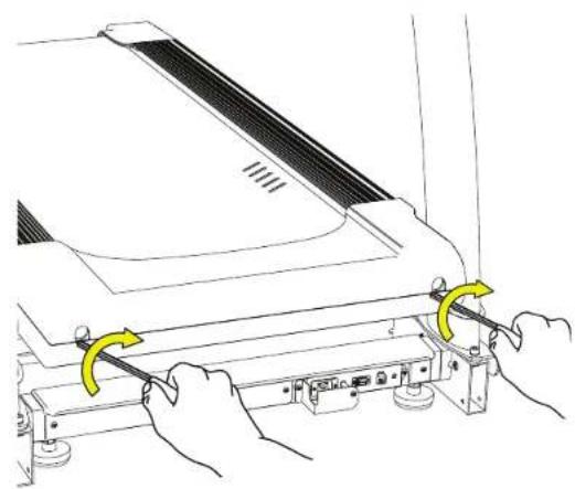 True Alpine Runner - To tension the running belt: - 2