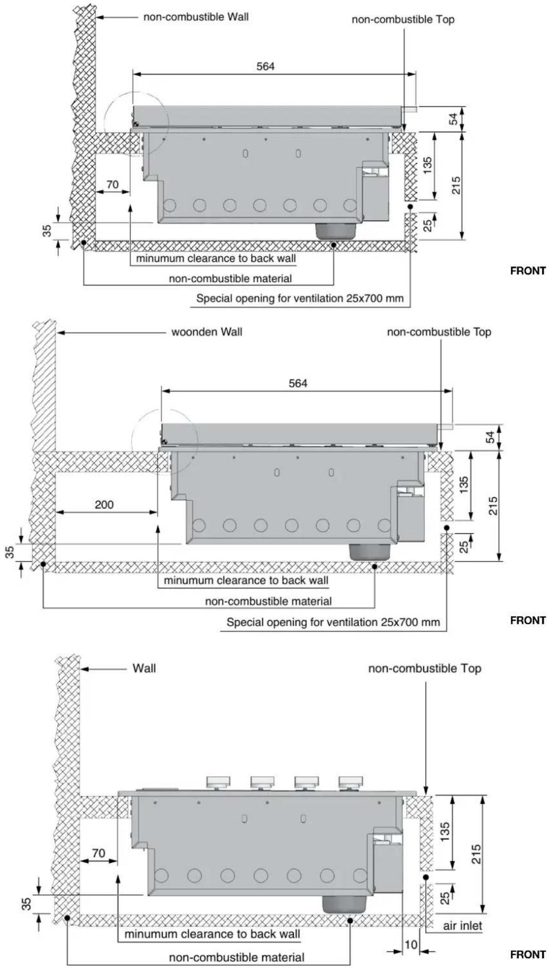 Artusi ABBQ2MB - INSTALLATION IN A COUNTER IN A SPECIAL CONTEXT - 4
