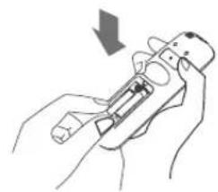 HISENSE AUF140UR4RMPA1 - ◆ How to Insert the Batteries - 2