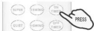 HISENSE AUF140UR4RMPA1 - ◆ How to cancel ON TIMER? - 1