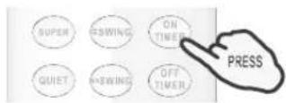 HISENSE AUF140UR4RMPA1 - ◆ How to set ON TIMER ? - 2