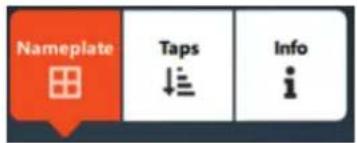 Nameplate Taps Info i