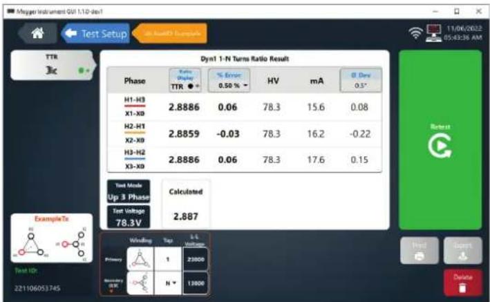 Megger TAU3 - Single Tap Test - 2