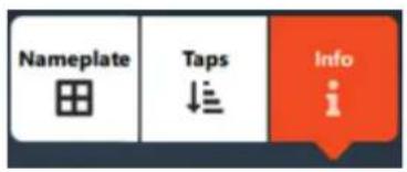 Nameplate Taps Info i