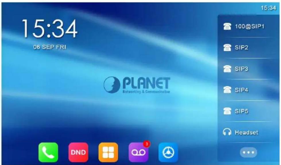 15:34 06 SEP FRI PLANET Networking & Communicative 15:34 100@SIP1 SIP2 SIP3 SIP4 SIP5 Headset