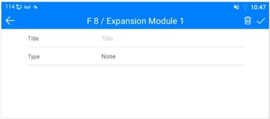114 F 8 / Expansion Module 1 Title Title Type None