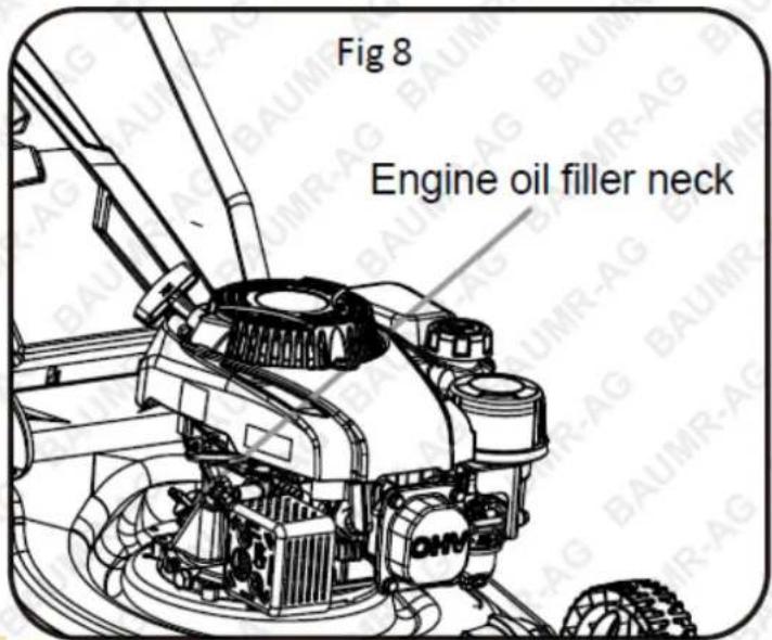 Fig 8 Engine oil filler neck