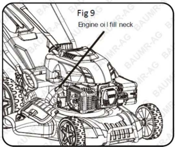 Fig 9 Engine oil fill neck