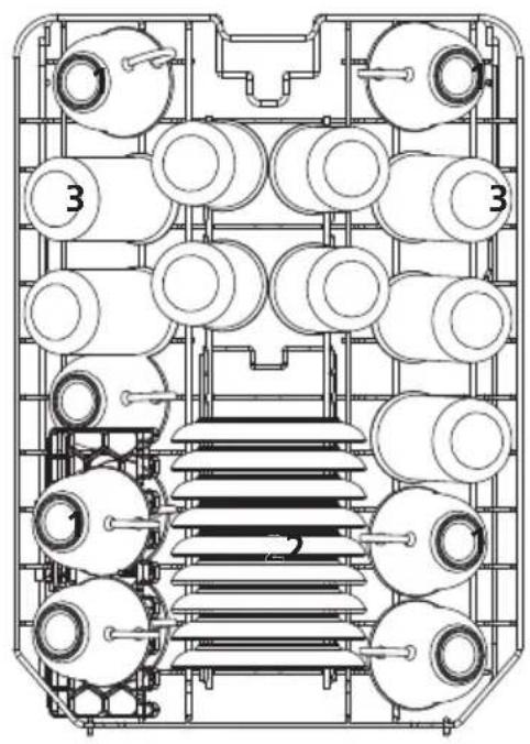 Bellini BDW504W - Upper basket: - 1