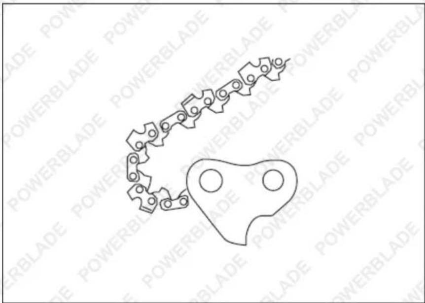 Powerblade SW7 - To Sharpen the Saw Chain - 3