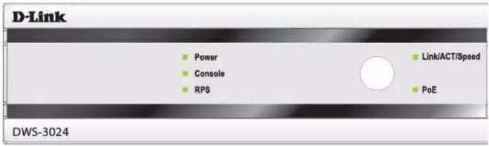 D-Link Power Console RPS Link/ACT/Speed PoE DWS-3024
