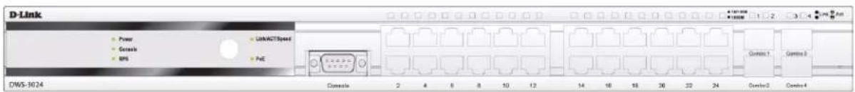 D-Link Power Clock GPS LinkAGSpeed PVE DNS-3024 Cmosula 2 4 6 8 10 12 14 16 18 20 22 24 Cmosula 1 Cmosula 2 Cmosula 3 Cmosula 4