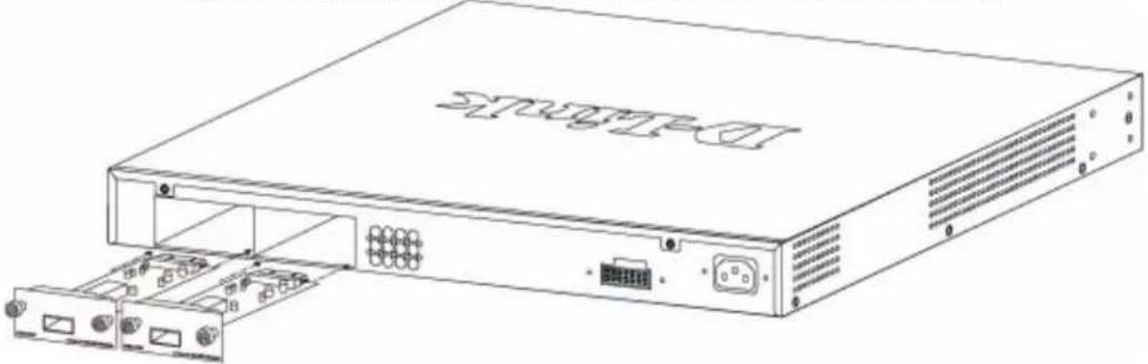 D-LINK DWS-3026 - Installing the Optional Modules - 4