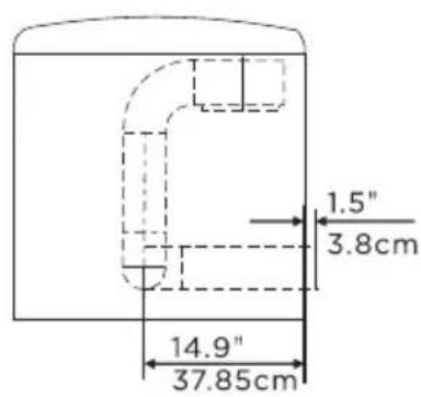 KENMORE 79162 - Dimensions for installation - 2