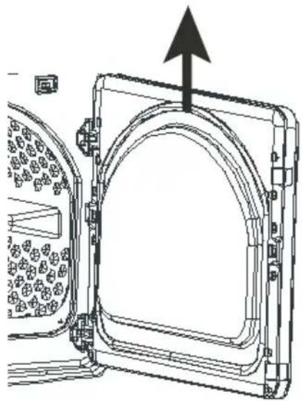 KENMORE 79162 - Step 1: Remove the dryer door - 1