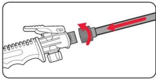Ozito PXBGSS-1815 - Fitting the Spray Lance - 2