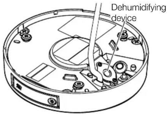 Dehumidifying device