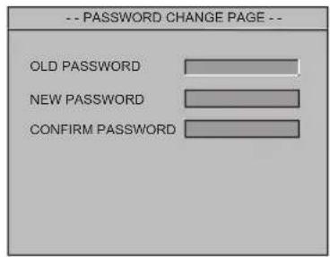 -- PASSWORD CHANGE PAGE -- OLD PASSWORD NEW PASSWORD CONFIRM PASSWORD