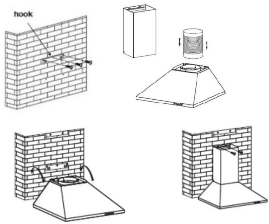 Heinner DCH-450X - METHOD A (VENT OUTSIDE) - 4