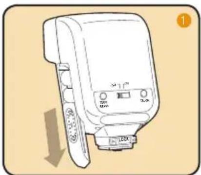 Bolt VS-260F - To install batteries, make sure the VS-260F is turned off and follow these steps: - 1