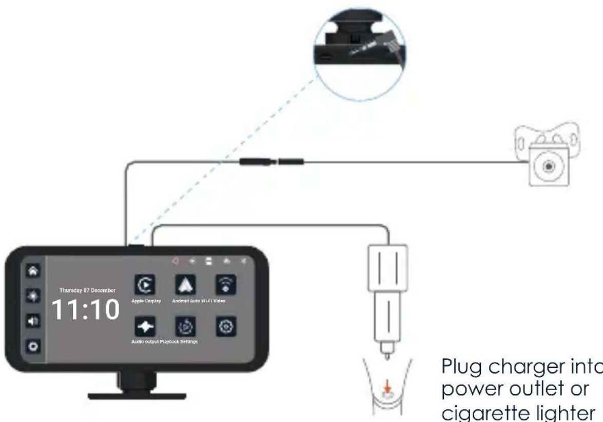 Rexing RoadMate CPDuo - Step 5. Power on the Device - 1