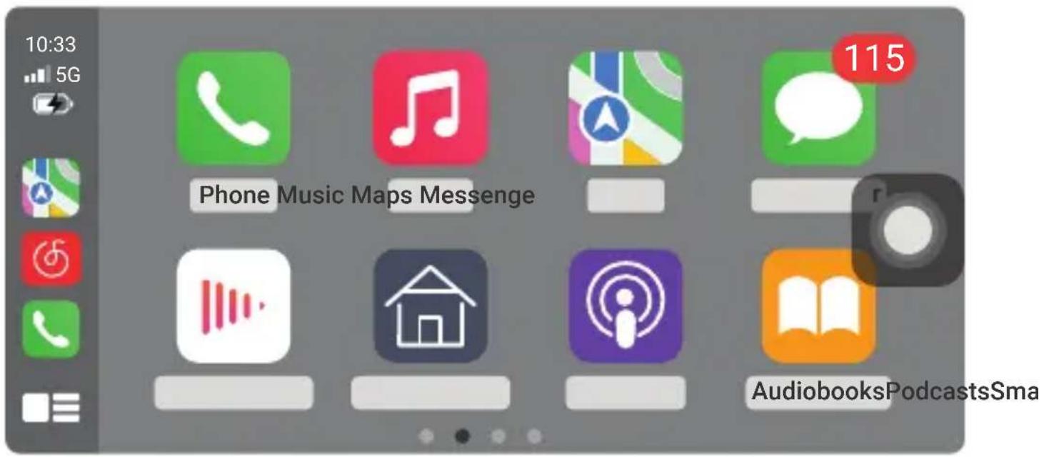 10:33 5G Phone Music Maps Messenge 115 AudiobooksPodcastsSma
