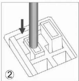 AOPEN DE6340-R2 - Extend power switch - 3