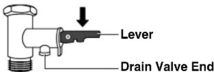 Lever Drain Valve End