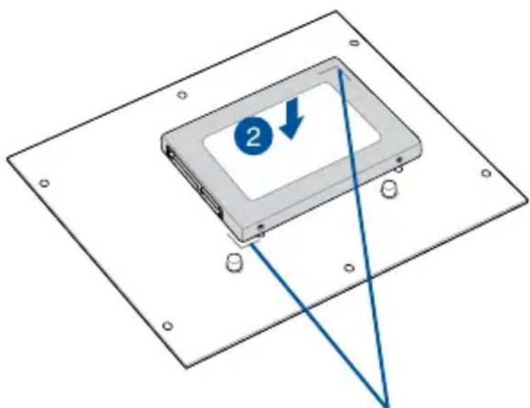 ASUS EBS-S100 - Installing 2.5" storage device - 1
