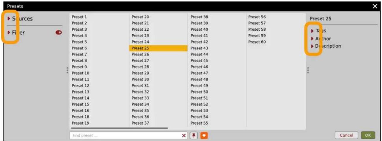 Presets ► Sources ► Fiber Preset 1 Preset 2 Preset 3 Preset 4 Preset 5 Preset 6 Preset 7 Preset 8 Preset 9 Preset 10 Preset 11 Preset 12 Preset 13 Preset 14 Preset 15 Preset 16 Preset 18 Preset 19 Preset 20 Preset 21 Preset 22 Preset 23 Preset 24 Preset 25 Preset 38 Preset 39 Preset 40 Preset 41 Preset 42 Preset 43 Preset 44 Preset 45 Preset 46 Preset 47 Preset 48 Preset 49 Preset 50 Preset 51 Preset 52 Preset 53 Preset 54 Preset 55 Preset 56 Preset 57 Preset 58 Preset 59 Preset 60 Preset 25 ► Tags ► Anchor ► Description Find preset ...