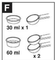 F 30 ml x 1 60 ml x 2