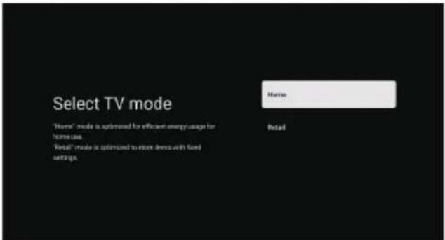 HYUNDAI HN-32EVA3HSG - Seleziona la modalità TV (Home/negozio) - 1