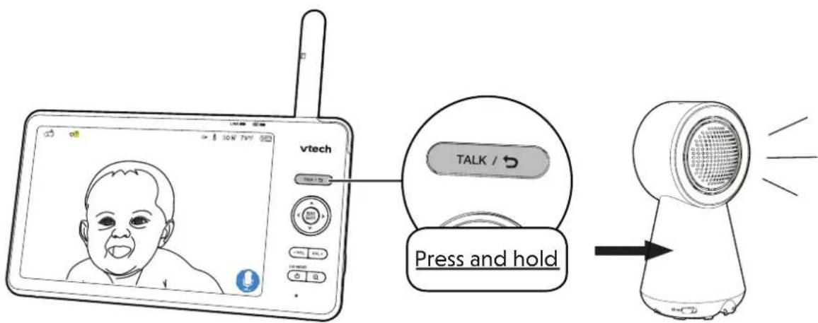 vtech TALK / Press and hold