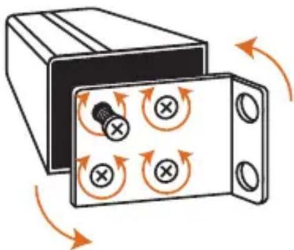 Kopul RM-12XFRJ45 - Reversible Rack Ears - 1