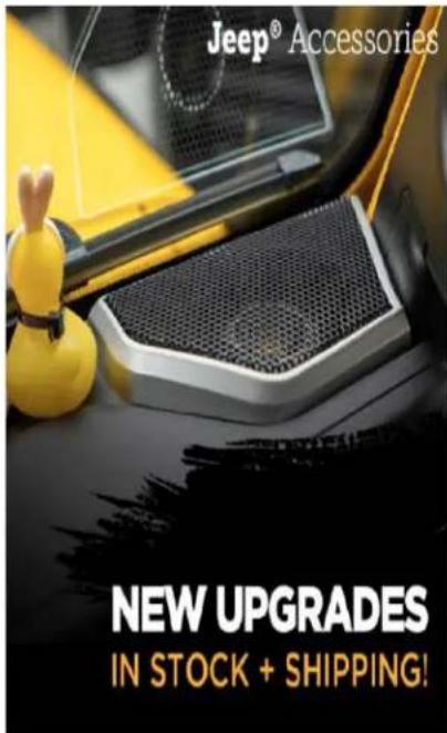 Jeep® Accessories NEW UPGRADES IN STOCK + SHIPPING!