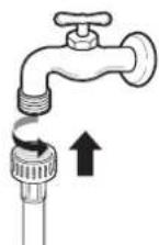 Seiki SC-1300AU6DWW - Connection between water inlet pipe and faucet - 3