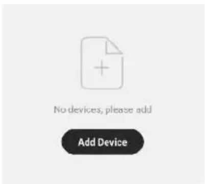 No devices, please add Add Device