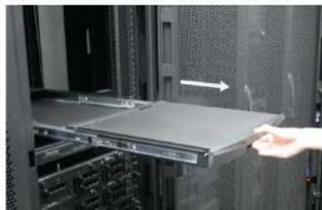 Adder ADDERView RDX 1000 - To open the rack drawer - 1