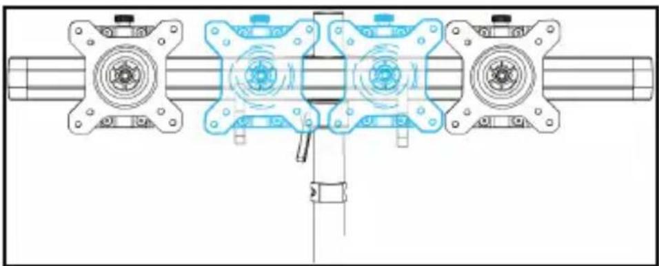 StarTech.com ARMBARDUO - Adjusting the Monitor Plates - 2