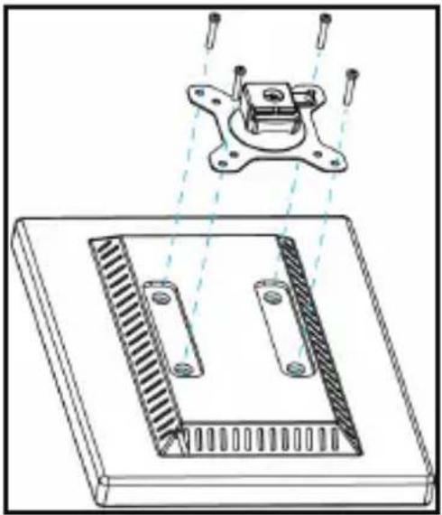 StarTech.com ARMBARDUO - Attaching the Monitors - Flush Installation - 1
