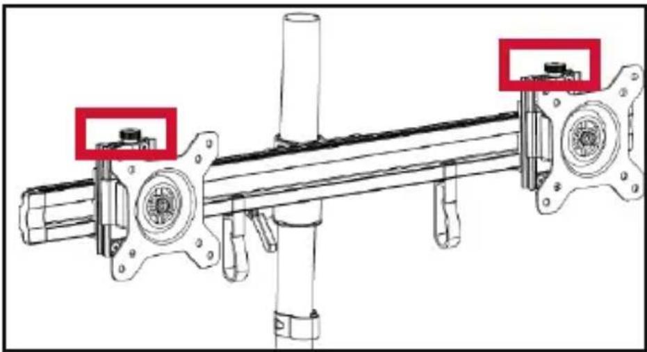 StarTech.com ARMBARDUO - Adjusting the Monitor Plates - 3