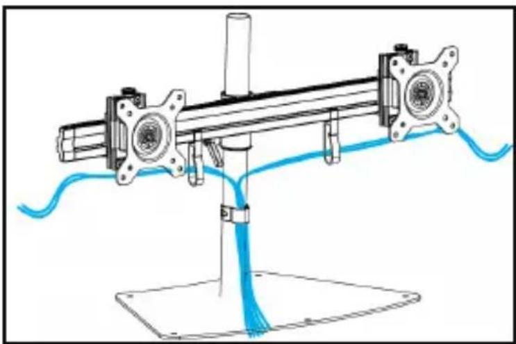 StarTech.com ARMBARDUO - Routing the Cables - 1