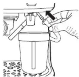 OSTER BVSTEM5501B - PLACING THE FROTHER BODY: - 2