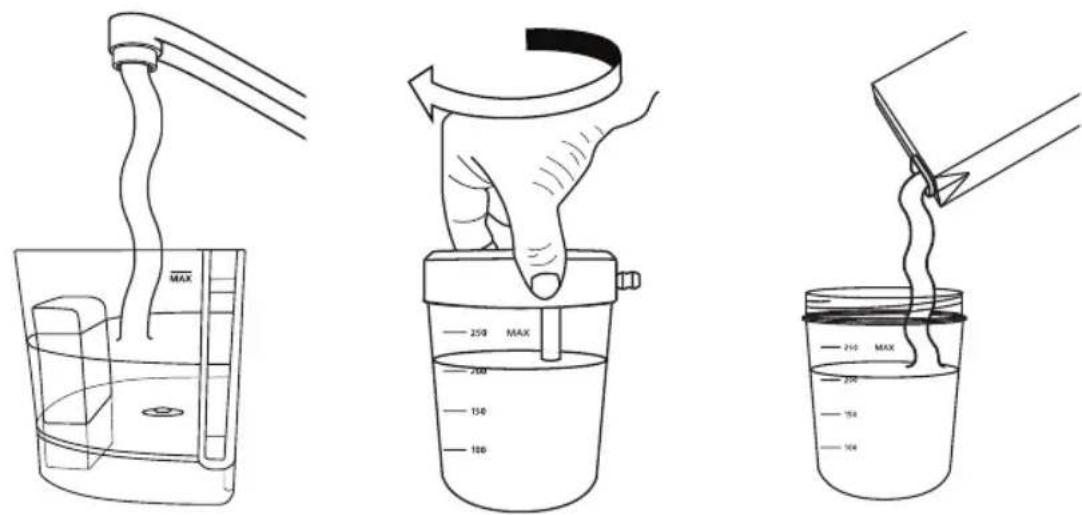 OSTER BVSTEM5501B - CÓMO LLENAR EL DEPÓSITO DE LECHE - 1