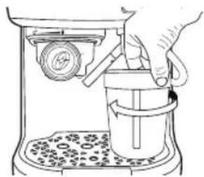 OSTER BVSTEM5501B - PLACING THE FROTHER BODY: - 4