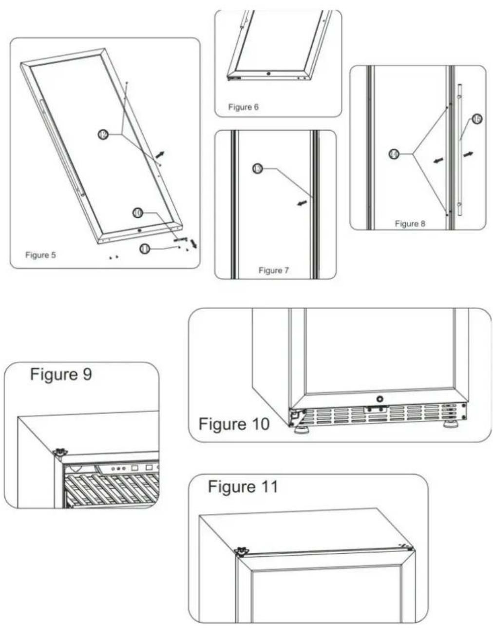 Lanbo LW328DD - Placement and storage of wines Several common layouts of wines: - 2