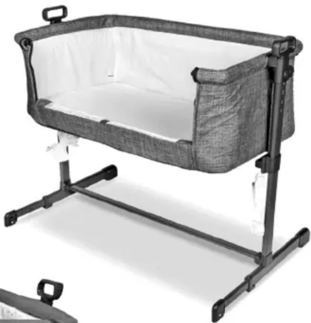 Chipolino Close to Me - CO-SLEEPING CRADLE WITH DROP SIDE, MODEL "CLOSE TO ME" - 1