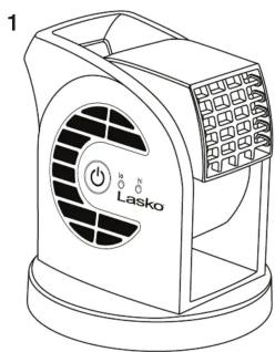 Lasko MyCool D301 - CAUTION - 1